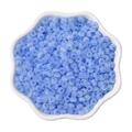 Blue translucent 4mm cat eye glass beads for DIY jewelry making and bracelets - Lake Blue