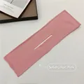 Pink fabric hair bun maker tool for minimalist hairstyles shown on a white background - Pink