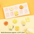 Miniature instant noodle silicone mold for realistic resin and clay food crafting - 3# (Instant Noodle) / Clear