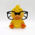 Creative yellow duck wooden glasses holder stand for office desk decoration - Yellow Duck