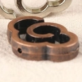 Mini porta incienso de cobre en forma de nube con acabado de bronce vintage - Nube Bronce