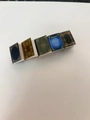 Set of 5 colorful vintage miniature book hair clips with antique gold-stamped patterns - 20# Western Style Book Clip