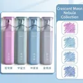 Nebula color aesthetic fluorescent highlighters in 4 soft blue and purple tones - Crescent Moon Nebula HP7261B [4 Pcs/Set]