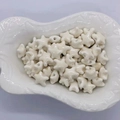 Polished cream white starfish shaped ceramic beads for DIY jewelry making and crafts - Off White (17#)