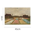 Set de table en PVC motif Les Champs de Bulbes de Van Gogh, taille 30x45cm - Van Gogh - Champs de bulbes