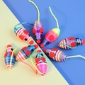 Set of eight colorful striped plush mouse cat toys with felt ears for indoor pet fun - Colorful Mouse