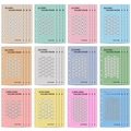 A6 size 6-hole savings challenge tracker cards with 100 envelope money saving inserts - Euro Version (48 Sheets)