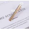 Minimalistische matgouden rechthoekige haarclip van legering, 5,5 cm lang voor doe-het-zelf - Nr. 1 Accessoire haarspeld