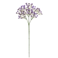 Single stem of artificial purple gypsophila baby breath flower for floral arrangement - AHB1754 Series / Purple