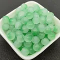 Batch of 8mm translucent green gradient glass beads for DIY jewelry and necklaces - 8mm / A20# Emerald Green (8MM)