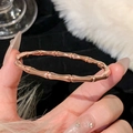 【15】rose Gold Bamboo Bracelet