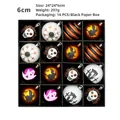 Set di 16 palline decorative di Halloween con fantasmi e teschi in scatola da 24x24cm - Stile 1 (Set da 16)