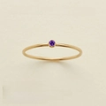 US 5 (49mm) / Gold June Amethyst