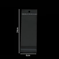 Clear 24x6cm OPP self-sealing bag with hanging hole for jewelry and DIY accessories - Transparent Header Bag (6x20cm) / 100 Pcs/Pack