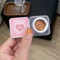 XEIJAYI summer edition solid nail gel #007 in caramel brown finish shown in jar - Summer Patting Glue No. 7
