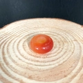 Perla singola in agata arancione 5x10mm per braccialetti fai-da-te su base in legno - Agata rossa
