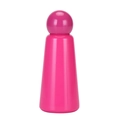 Ins style bright pink 304 stainless steel thermos bottle with round spherical lid - 500ml / Rose Red
