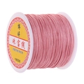 Pink size 72 jade cord spool for DIY jewelry weaving and necklace braiding crafts - Dusky Pink