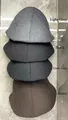 Thick wool blend newsboy caps in light grey, black, dark grey, and brown for winter - 58cm One Size / Dark Gray