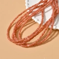 Perles en nacre de 4mm rose corail pour la création de bijoux DIY et colliers artisanaux - 3# Rose 4mm (1 Fil)