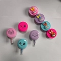 Set of 8 cute pastel stackable bear highlighters in pink, purple, and blue colors - Bulk Packaging / New Animal Style