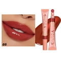 Lush Glow Cushion Lip Gloss 05 featuring a deep reddish-brown glossy finish and applicator - 05-Cushion Lip Gloss