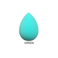 Mini esponja de maquillaje verde en forma de gota para aplicación precisa en ojos y labios - Mini Verde Individual