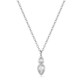 Silver Two Zircons
