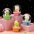 Luminous crystal snowball featuring cartoon panda, bunny and kitten on shop bases - 25-20# (lights + Snowflakes)