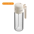 Pulverizador y dispensador de aceite de 700ml en vidrio blanco crema con escala de medida - 700ml / Blanco Crema