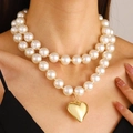 01 Gold DZ-842 Double Heart