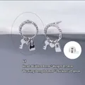6# Cadenas Cœur (Argent) Seule/Tige 0.8mm