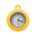 Orologio da infermiera giallo in silicone con croce medica e movimento al quarzo - Giallo