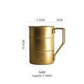 Camping Retro Cup Gold
