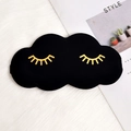 Estilo de Pestañas Estampado en Oro / Negro