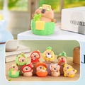 Capybara blind box set with 8 regular fruit styles and 1 hidden mystery figure - Full Sweetness - Whole Box 8pcs