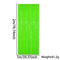 Green foil fringe curtain 1m x 2m for neon party and festive dessert table decoration - 1*2M Foil Curtain / Fluorescent Green