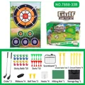 Juego de chipping golf para niños con tapete de objetivo verde palos bolas y marcador - 120x178cm Estilo B2 (1 Tapete + 2 Palos)