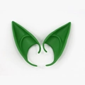 Cosplay Elfenohren in leuchtendem Grün für Halloween Alien Kostüme und Partyzubehör - Klein 10cm / Grün