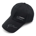 Black breathable quick-dry baseball cap with recreation SPORTS text embroidery - Adjustable / Sports Black
