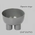 Gamelle surélevée grise minimaliste avec pieds épais pour petits chiens et chats - Gris