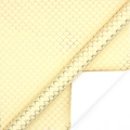 Elegant gift wrapping paper featuring golden scalloped texture on cream background - Gold Fan-shaped Scale