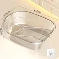 Bassine à linge transparente avec planche à laver intégrée et crochet en métal, 42,5cm - Bassine à Linge Intégrée (avec Crochet) / Transparent