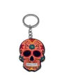 Detalle de llavero de calavera de azúcar colorido en acrílico para regalo de Halloween - Estilo A