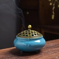 Anti-scald Mesh Lid Ge Crackle Sky Blue (With Fireproof Cotton)