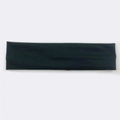 Elastic black cotton sports headband for sweat absorption during outdoor running and yoga - Dark Ink Green