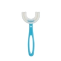 U-shaped children toothbrush with blue handle and soft silicone brush head for toddlers - Blue Handle Style (6-12 Years Old) Boxed