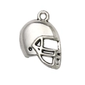 Silver sports series pendant featuring an American football helmet with metallic finish - Football Helmet
