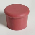 Pink food-grade silicone beer bottle cap with a durable airtight sealing design - Burgundy