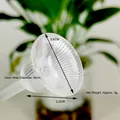 Transparent plastic funnel tree topper accessory, 2.6cm diameter and 6mm hole size - Small Bell Accessory (6mm Socket)
